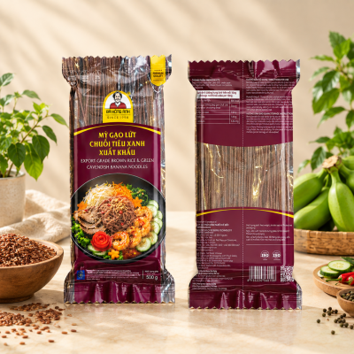 Mỳ gạo lứt chuối tiêu xanh (Còn hàng)