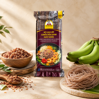 Mỳ gạo lứt chuối tiêu xanh (Còn hàng)