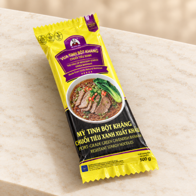 EXPORT-GRADE GREEN CAVENDISH BANANA RESISTANT STARCH NOODLES (IN STOCK)