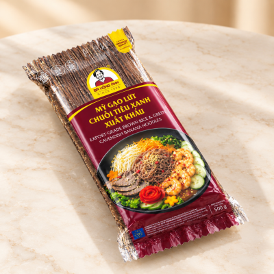 EXPORT-GRADE BROWN RICE & GREEN CAVENDISH BANANA NOODLES (IN STOCK)