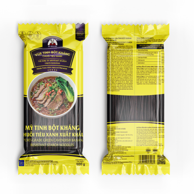 Mỳ tinh bột kháng chuối tiêu xanh