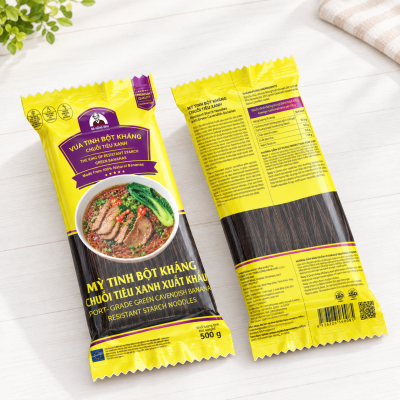 EXPORT-GRADE GREEN CAVENDISH BANANA RESISTANT STARCH NOODLES (IN STOCK)