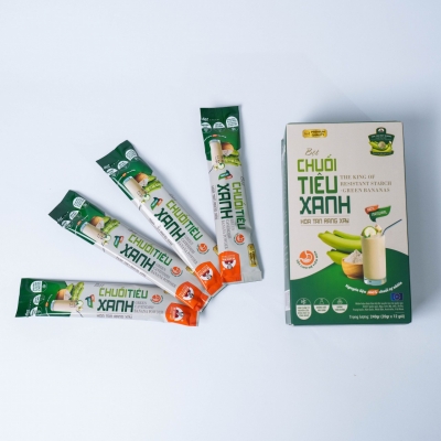 Bột chuối tiêu xanh hòa tan rang xay (Còn hàng)