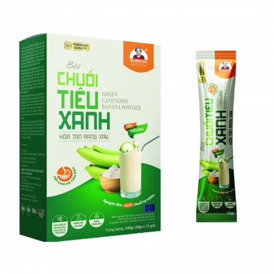 Bột chuối tiêu xanh hòa tan rang xay (Còn hàng)